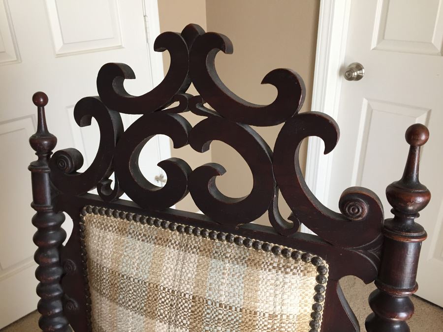 Victorian American Walnut Armchair Appraised $285 In 1983 [Photo 15]