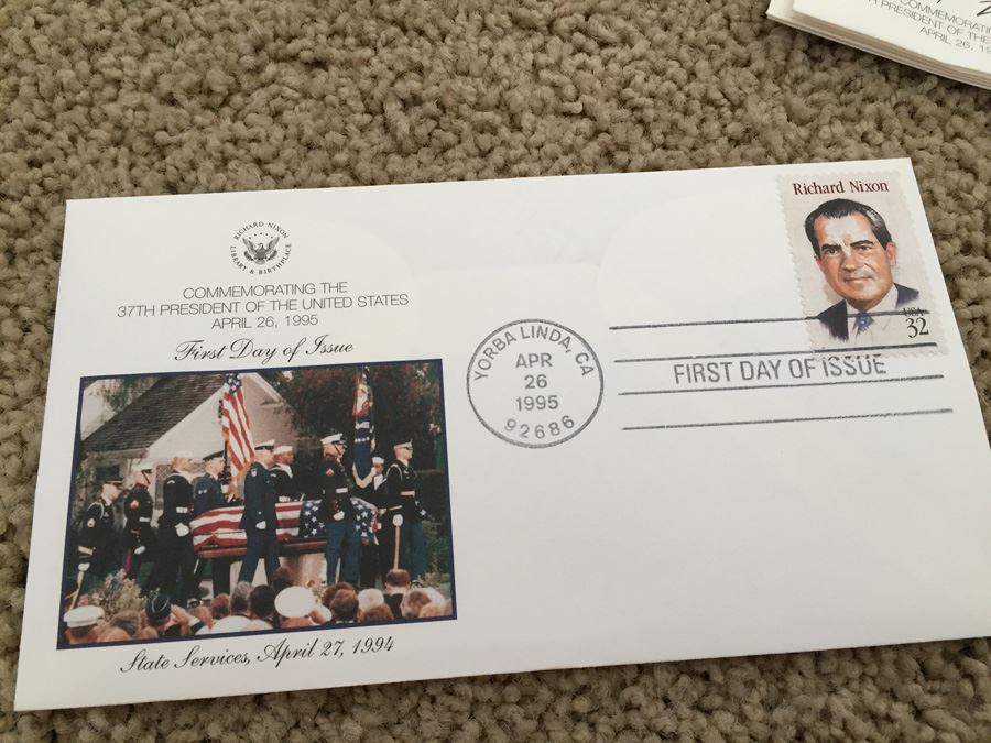 Richard Nixon Lot - Hand Signed Richard Nixon Photograph And Richard Nixon First Day Covers [Photo 19]