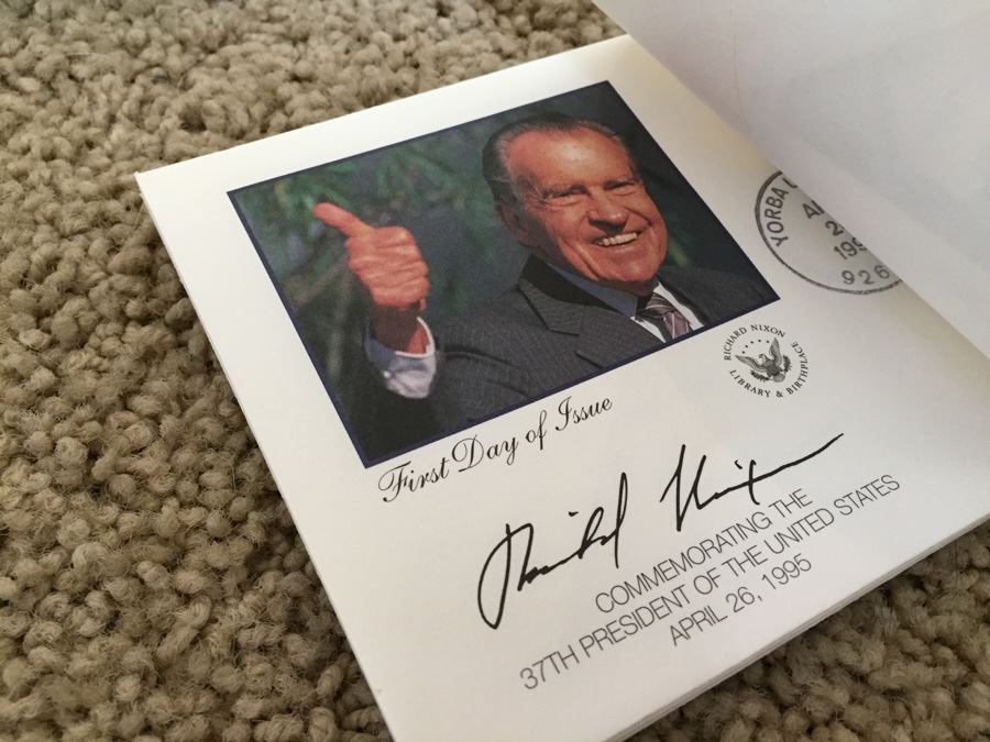 Richard Nixon Lot - Hand Signed Richard Nixon Photograph And Richard Nixon First Day Covers [Photo 12]