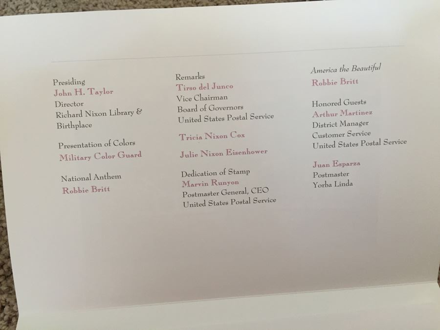 Richard Nixon Lot - Hand Signed Richard Nixon Photograph And Richard Nixon First Day Covers [Photo 22]