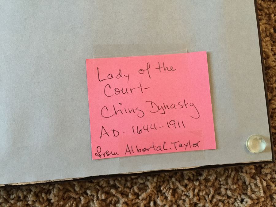 Pair Of Chinese Paintings On Silk Of A Warrior Sung Dynasty And Lady Of The Court Ching Dynasty Early 1900's [Photo 19]