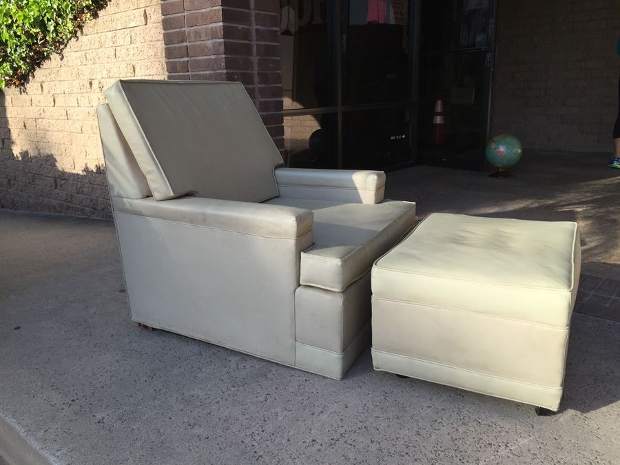 Mid-Century Chair And Ottoman By Dinwoodey's Salt Lake City [Photo 1]
