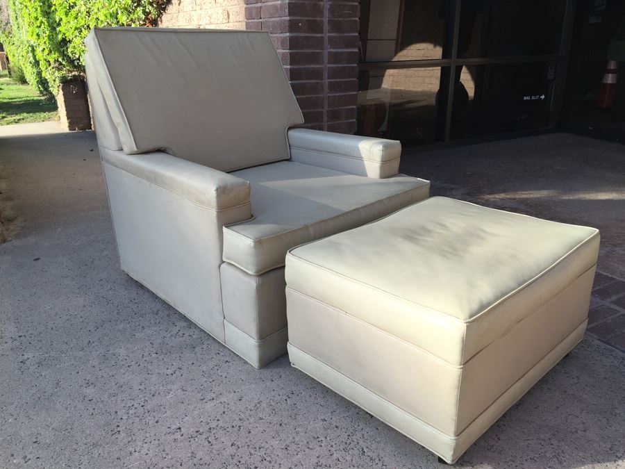 Mid-Century Chair And Ottoman By Dinwoodey's Salt Lake City [Photo 2]