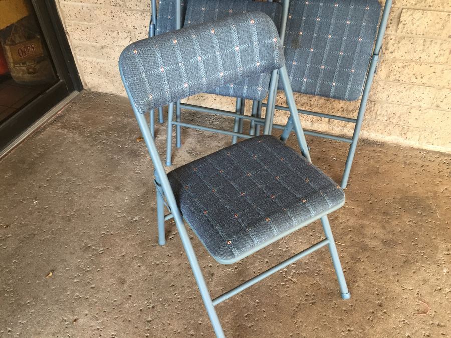 Set Of Four Cosco Folding Chairs  [Photo 2]