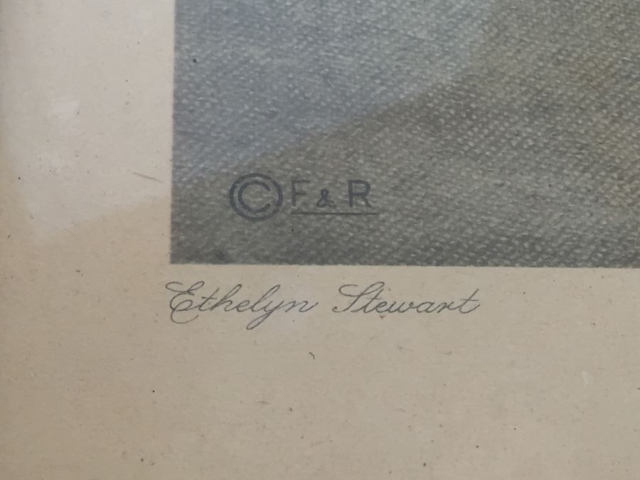 Vintage 1934 Framed 'Magnolias' Print By Ethelyn C. Stewart [Photo 10]