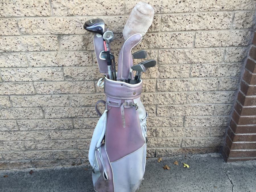 Golfing Lot Includes Clubs, Golf Bag And Golf Balls
