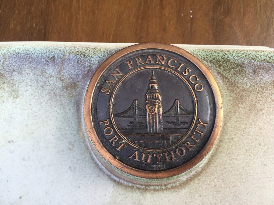 Vintage San Francisco Port Authority Ashtray The Hyde Park No. 1935 Made In U.S.A. [Photo 2]