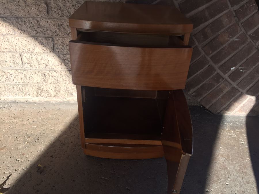 Vintage Wooden Nightstand