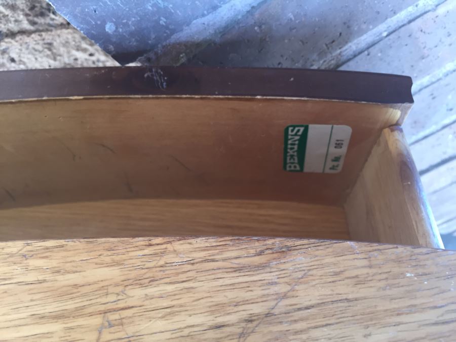 Vintage Wooden Nightstand [Photo 9]