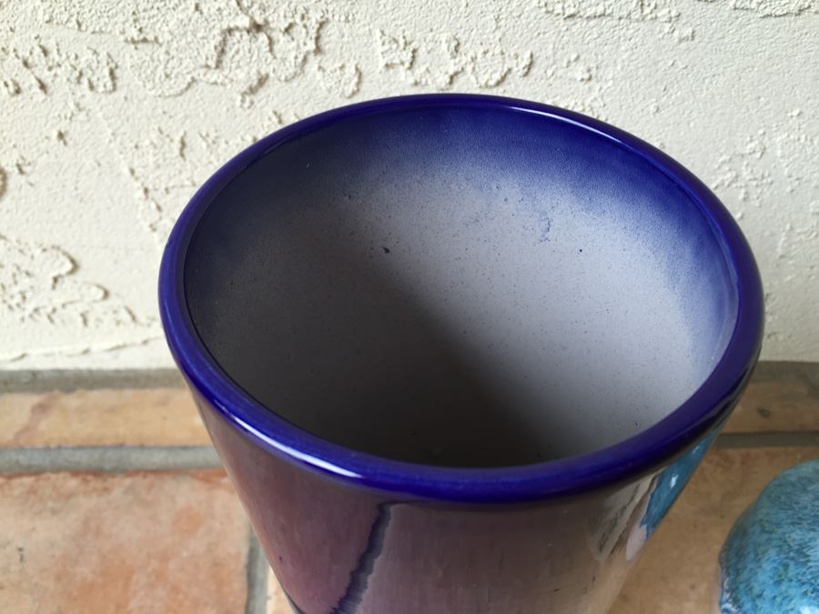 Pottery Lot Includes KM Israel Blue Hand Decorated Pottery And Sylvia Knight Kress Pottery [Photo 6]