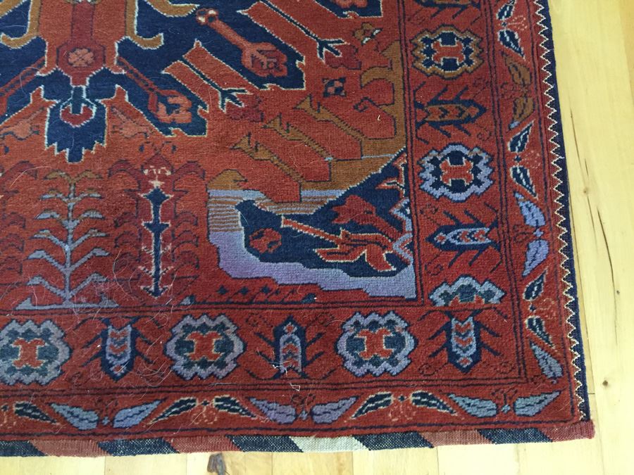 Vintage Nomadic Hand Woven Wool Afghan Runner Afghanistan 13 Feet Long [Photo 9]