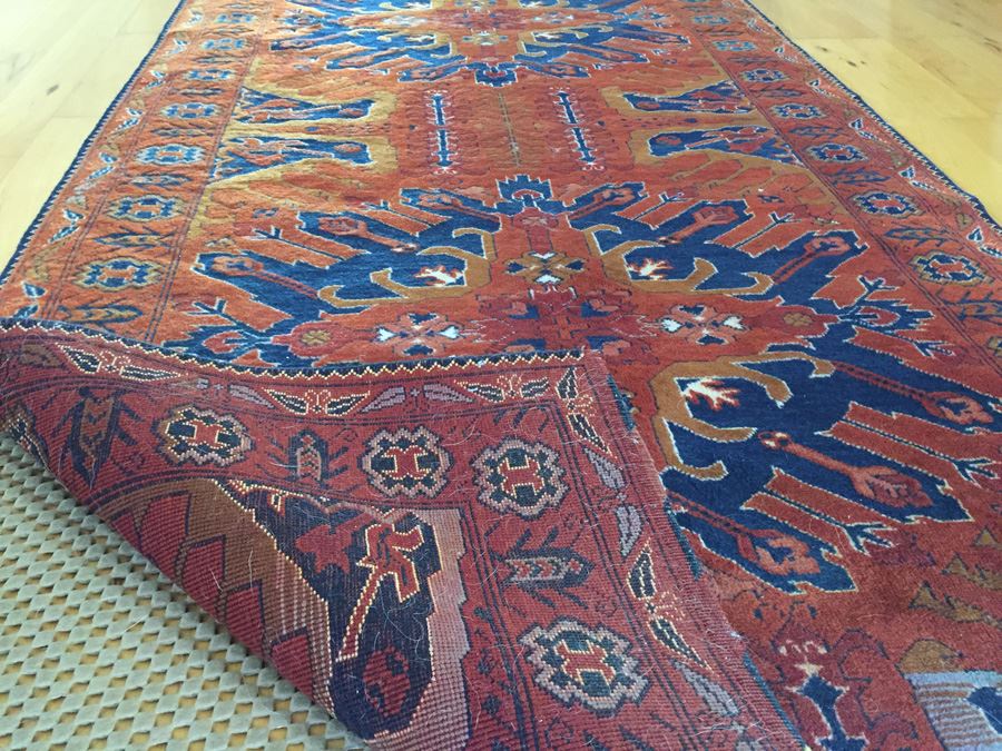 Vintage Nomadic Hand Woven Wool Afghan Runner Afghanistan 13 Feet Long [Photo 8]