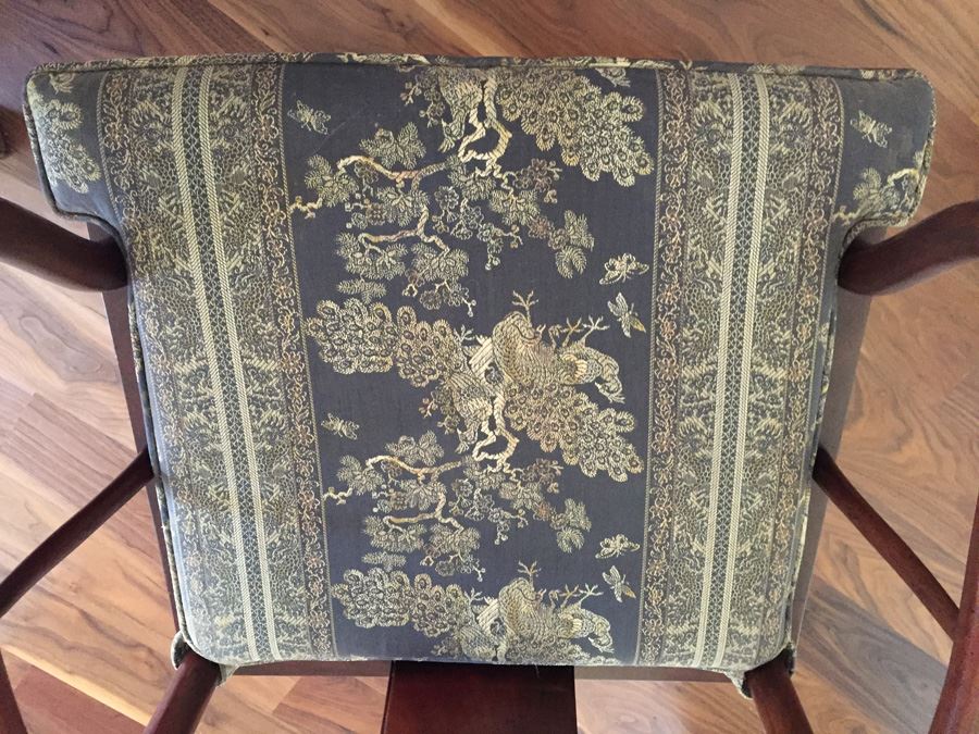 Henredon Rosewood Chinoiserie Formal Dining Table With 2 Leaves And Eight Chairs [Photo 22]