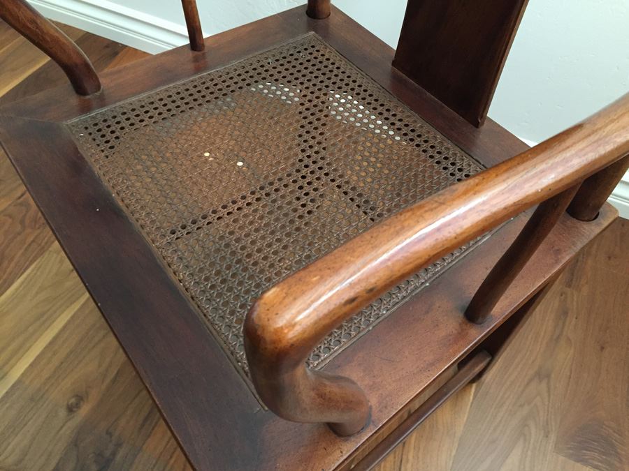 Henredon Rosewood Chinoiserie Formal Dining Table With 2 Leaves And Eight Chairs [Photo 16]