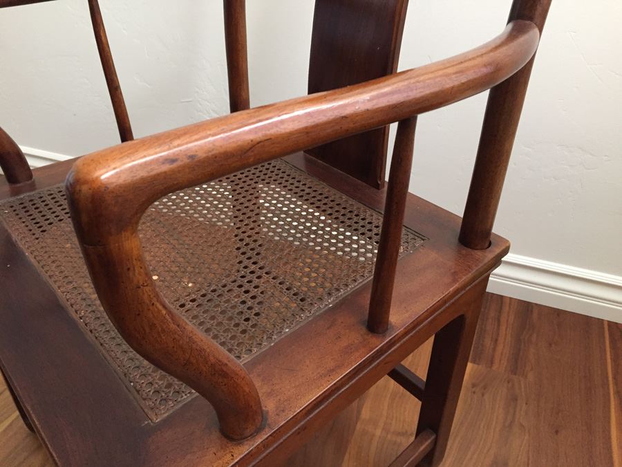 Henredon Rosewood Chinoiserie Formal Dining Table With 2 Leaves And Eight Chairs [Photo 17]