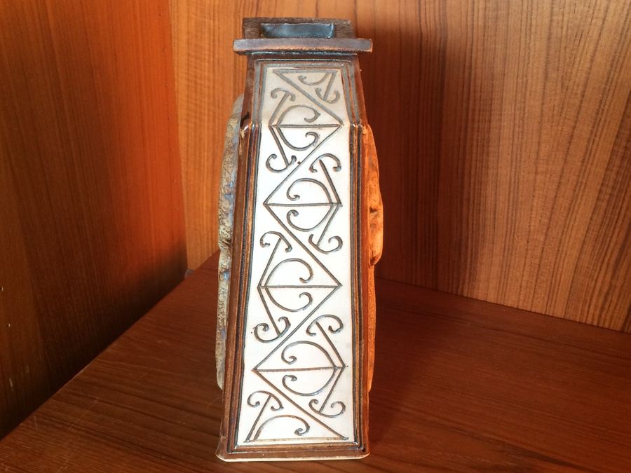 Signed RATA Brown Tree Vase [Photo 8]