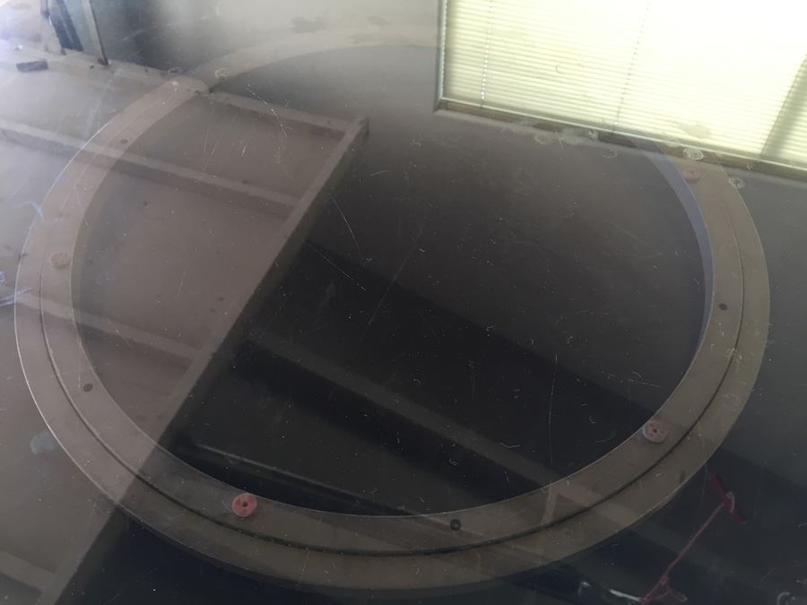 Large Designer Table With Marble Base, Dual Glass Tops And Eight Chairs [Photo 13]