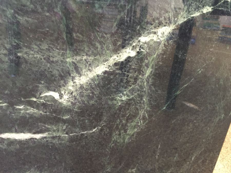 Large Designer Table With Marble Base, Dual Glass Tops And Eight Chairs [Photo 10]