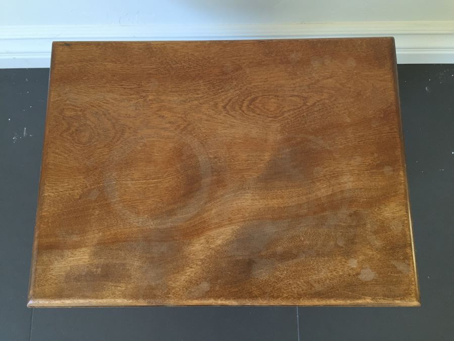 Custom Wooden Stool Handcrafted By Grandfather [Photo 3]