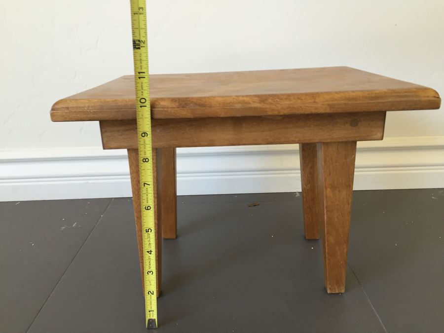 Custom Wooden Stool Handcrafted By Grandfather [Photo 5]