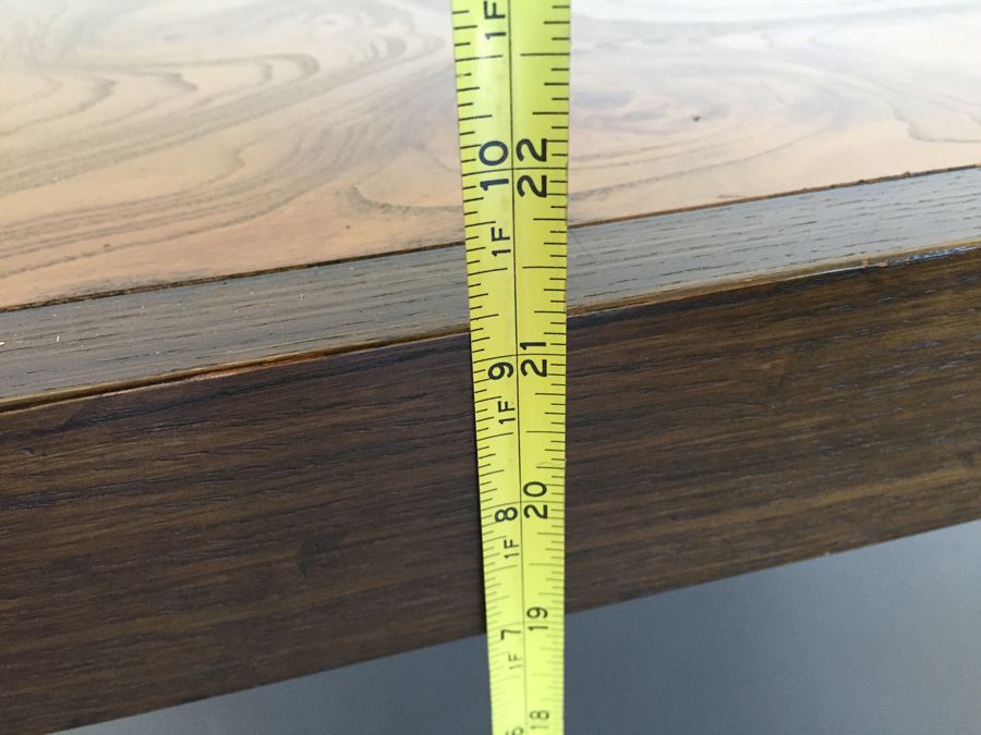 Designer Side Table With Burl Wood Top [Photo 11]