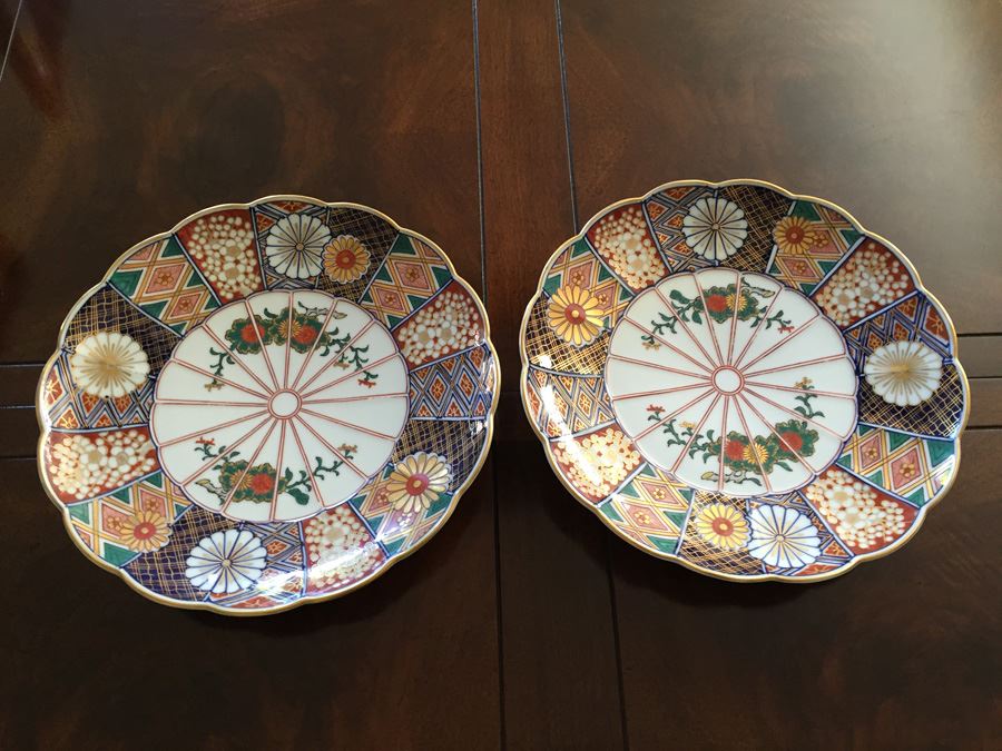 Pair Of Vintage Imari Bowls Signed House Of Petrick [Photo 5]