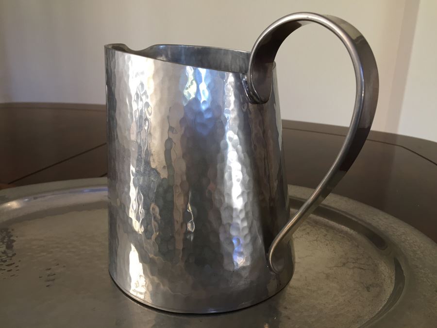 Porter Blanchard Colonial Pewter Hand Hammered 4-Piece Set  [Photo 13]