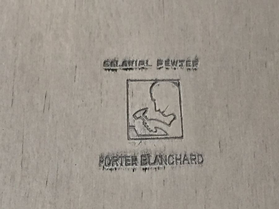 Porter Blanchard Colonial Pewter Hand Hammered 4-Piece Set  [Photo 19]