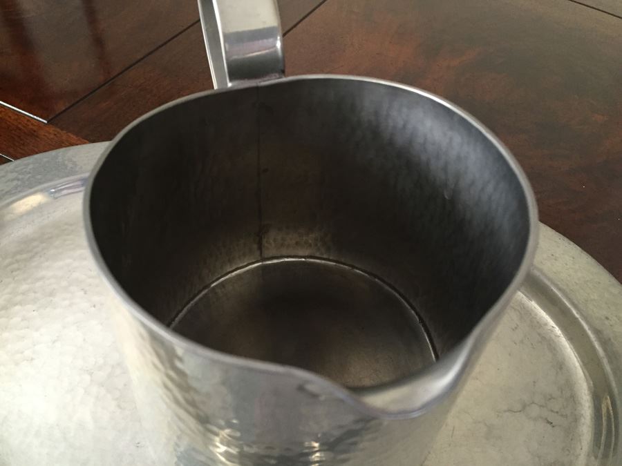 Porter Blanchard Colonial Pewter Hand Hammered 4-Piece Set  [Photo 16]