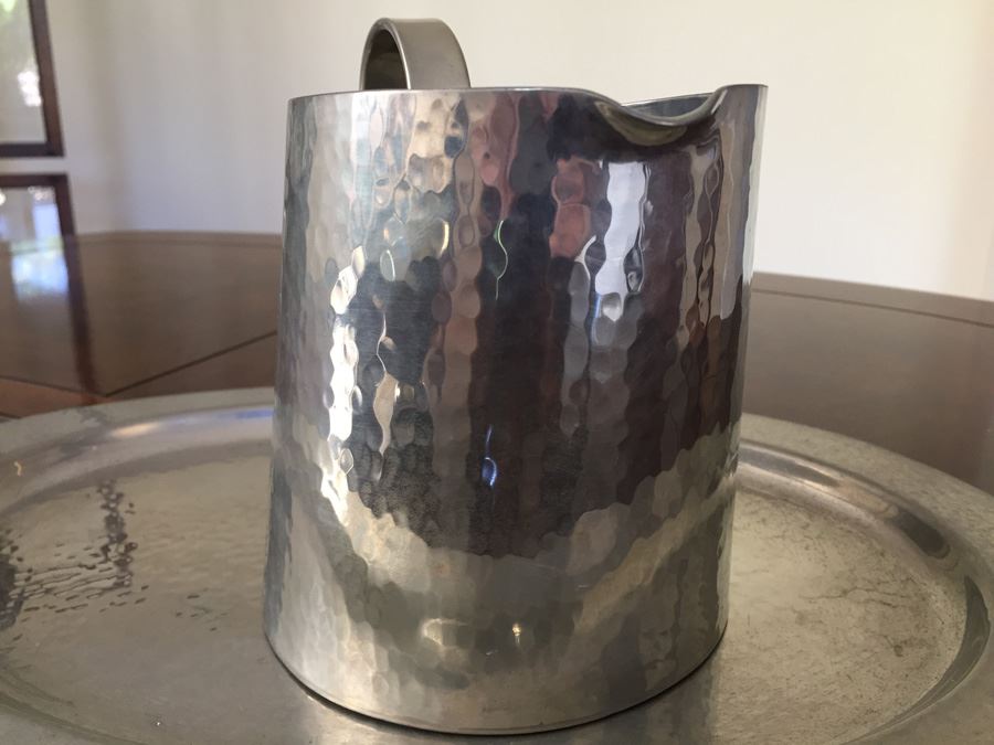 Porter Blanchard Colonial Pewter Hand Hammered 4-Piece Set  [Photo 15]