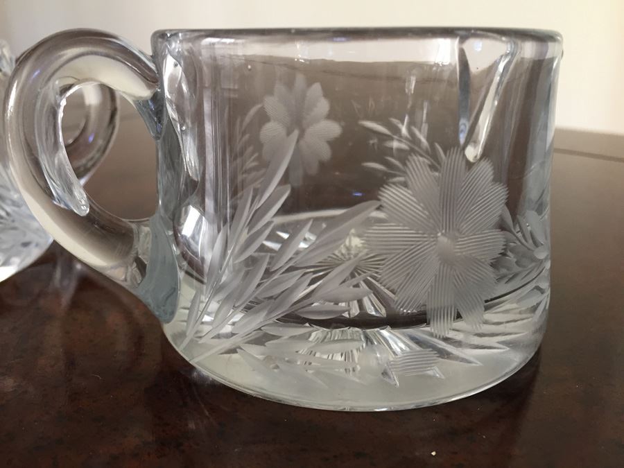 Crystal Creamer And Sugar Bowl [Photo 5]