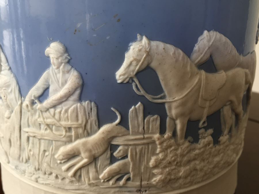 Fine Late 18th C. Wedgwood Jasperware Ale Mug Probably By Turner Pre 1775 [Photo 2]