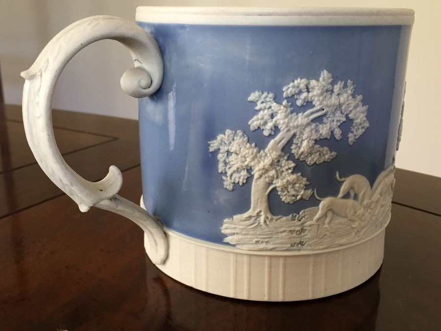 Fine Late 18th C. Wedgwood Jasperware Ale Mug Probably By Turner Pre 1775 [Photo 11]