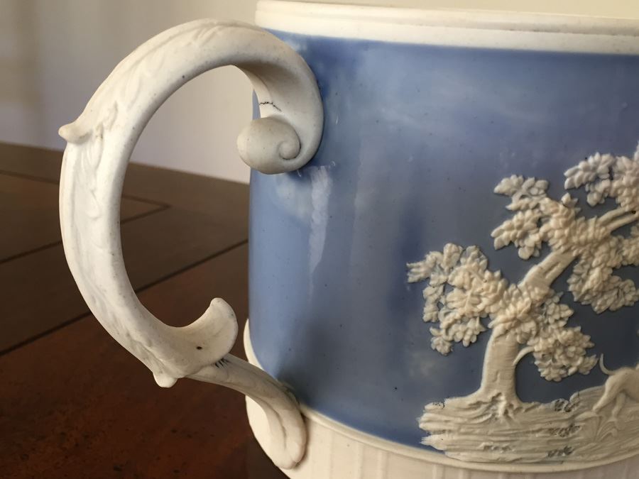 Fine Late 18th C. Wedgwood Jasperware Ale Mug Probably By Turner Pre 1775 [Photo 3]