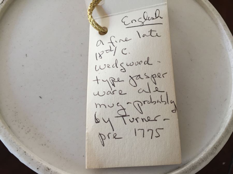 Fine Late 18th C. Wedgwood Jasperware Ale Mug Probably By Turner Pre 1775 [Photo 17]