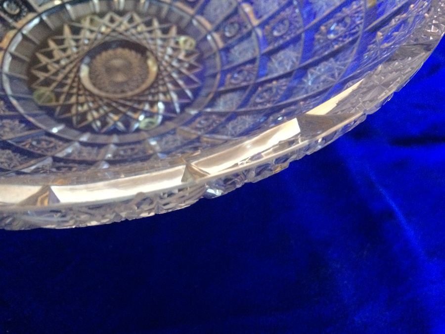 Beautiful Cut Crystal Bowl [Photo 5]
