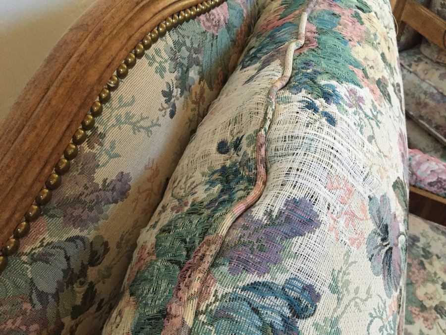 Pair Of Lockhart Furniture Upholstered Arm Chairs Large [Photo 8]