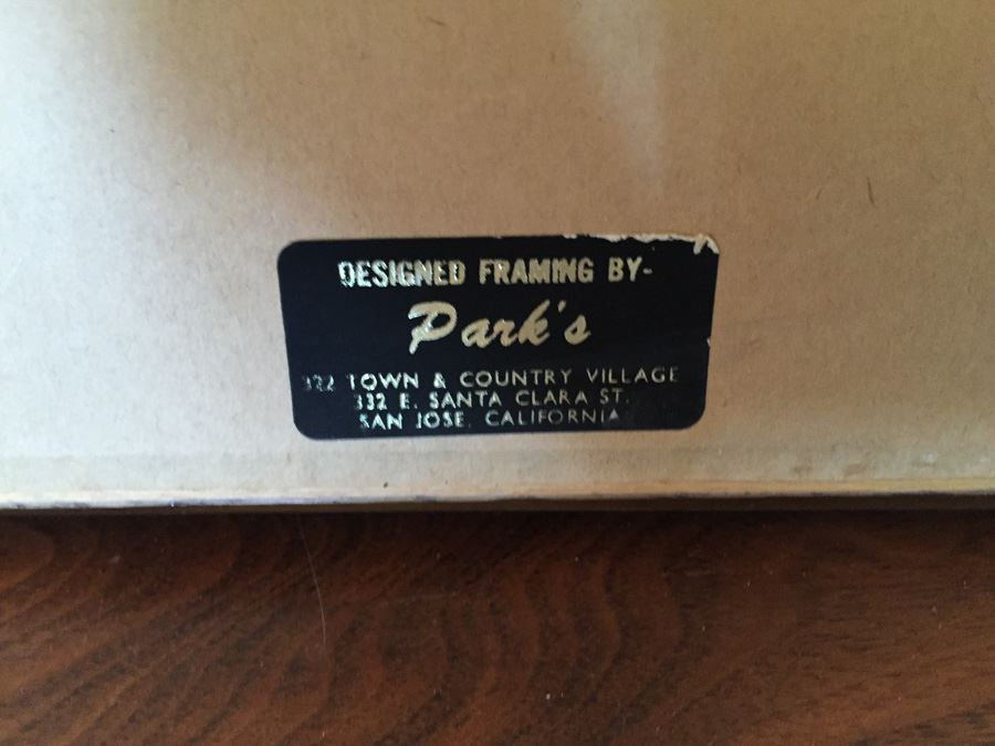 Large Three Panel Original Mid-Century Abstract Oil Painting Artist Signed [Photo 8]