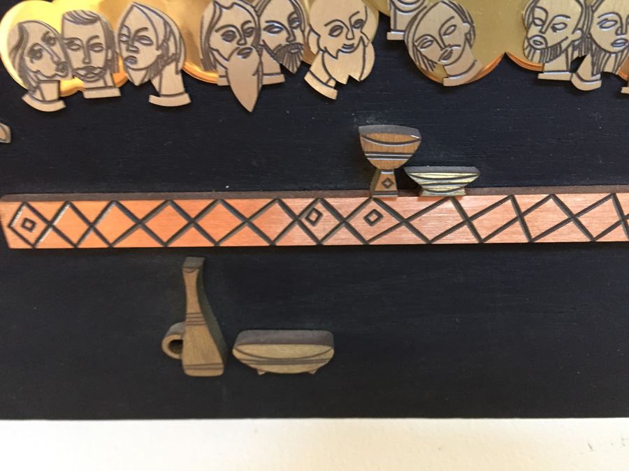 Modernist Design Last Supper Wall Sculpture By Emaus [Photo 8]