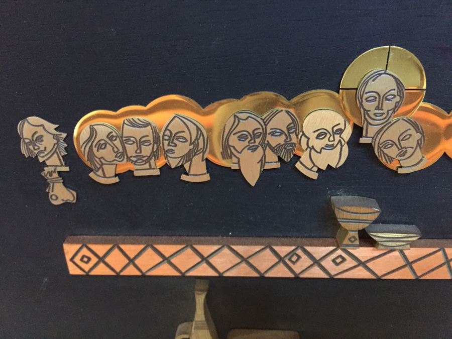 Modernist Design Last Supper Wall Sculpture By Emaus [Photo 7]