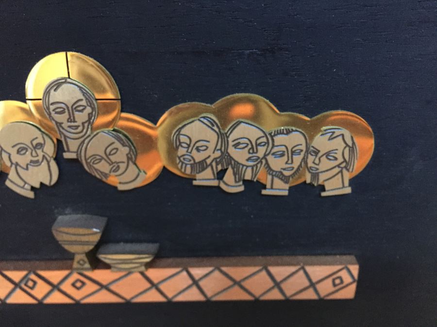 Modernist Design Last Supper Wall Sculpture By Emaus [Photo 5]
