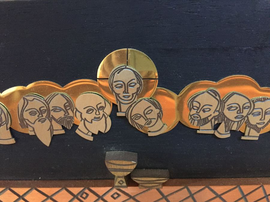 Modernist Design Last Supper Wall Sculpture By Emaus [Photo 2]