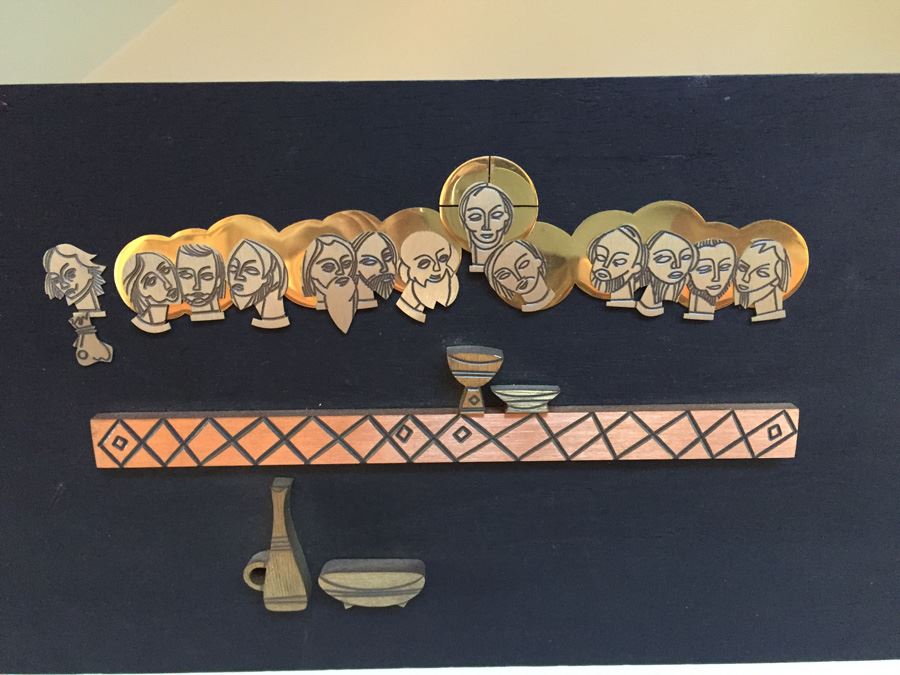 Modernist Design Last Supper Wall Sculpture By Emaus [Photo 4]