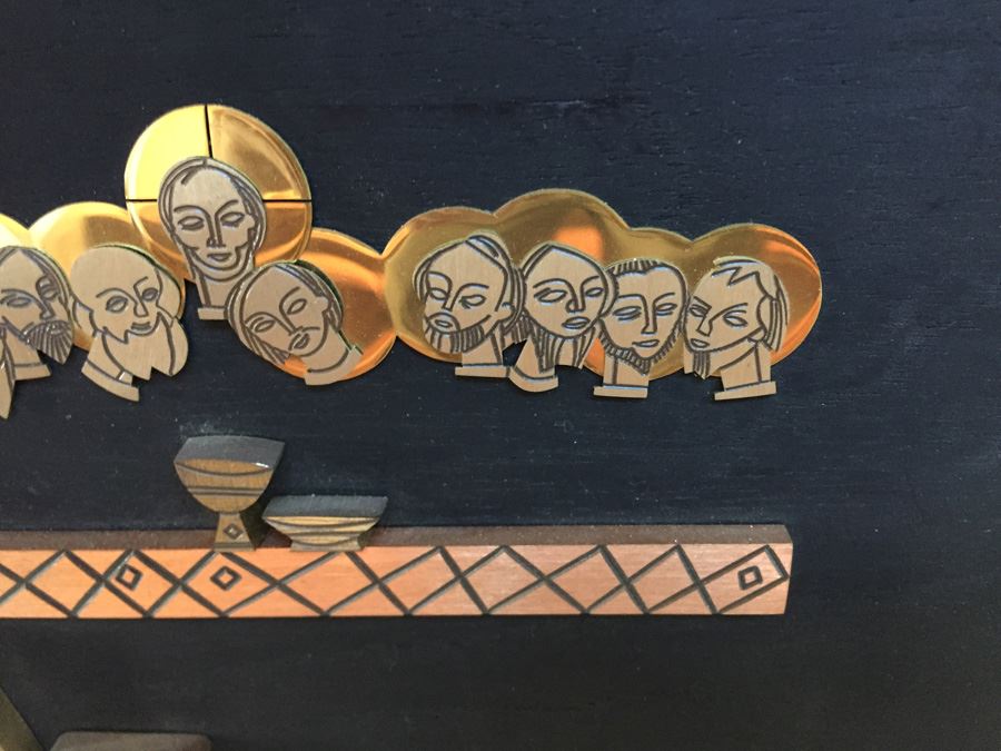 Modernist Design Last Supper Wall Sculpture By Emaus [Photo 6]