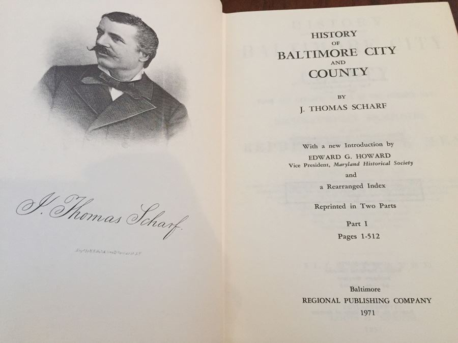 Set Of Books On The History Of Baltimore And Maryland [Photo 2]