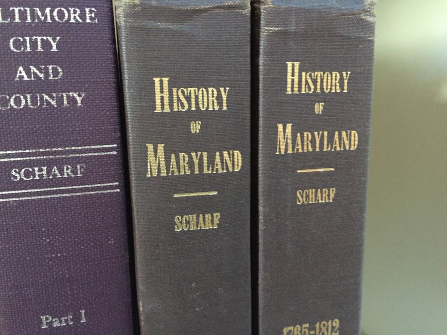 Set Of Books On The History Of Baltimore And Maryland