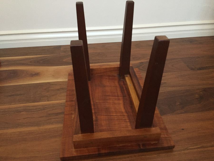 Custom Wooden Stool Handcrafted By Grandfather [Photo 9]