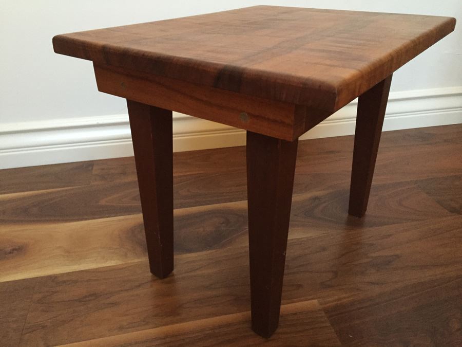 Custom Wooden Stool Handcrafted By Grandfather [Photo 5]