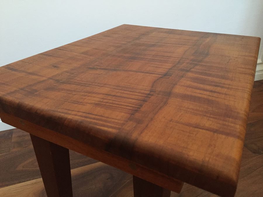 Custom Wooden Stool Handcrafted By Grandfather [Photo 3]