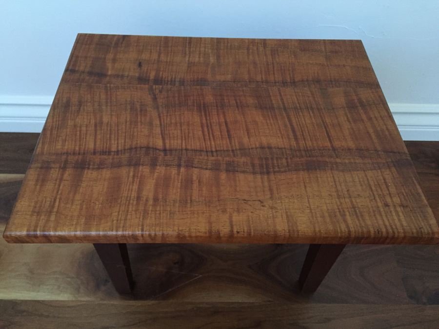 Custom Wooden Stool Handcrafted By Grandfather [Photo 4]